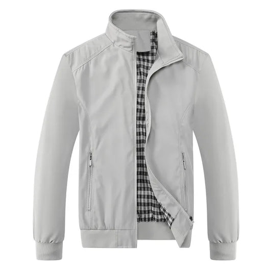 Windproof with stand-up collar men's transitional jackets